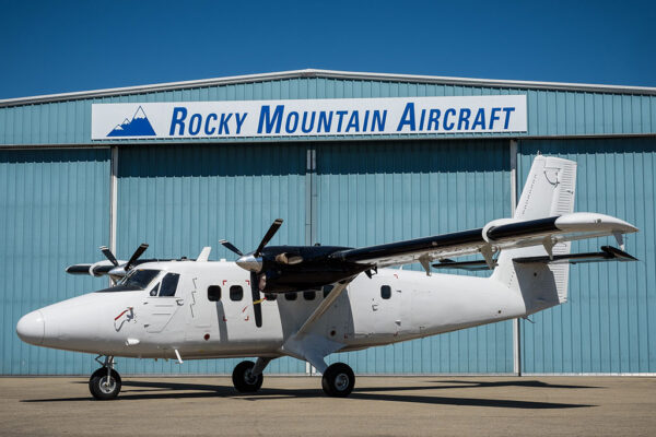 DHC-6-300 on ramp outside of RMA hangar